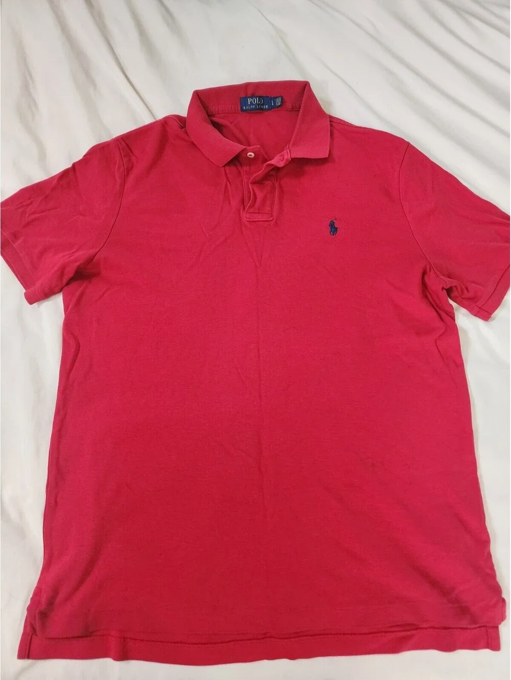 Polo Ralph Lauren Red Size Large Men's Polo Shirt